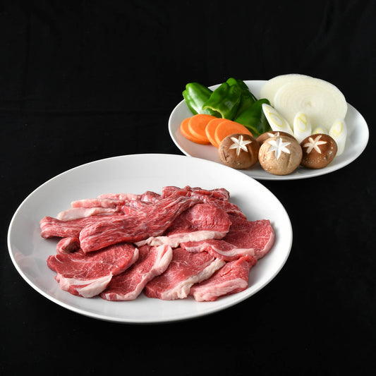 松阪牛 焼き肉 お得セット 【バラ・モモ・肩など混合】（600g）
